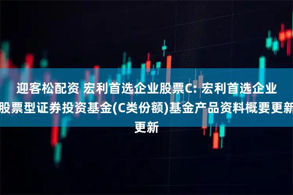 迎客松配资 宏利首选企业股票C: 宏利首选企业股票型证券投资基金(C类份额)基金产品资料概要更新