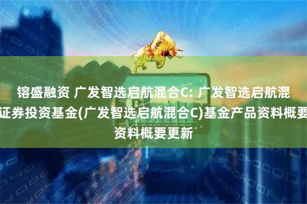 镕盛融资 广发智选启航混合C: 广发智选启航混合型证券投资基金(广发智选启航混合C)基金产品资料概要更新